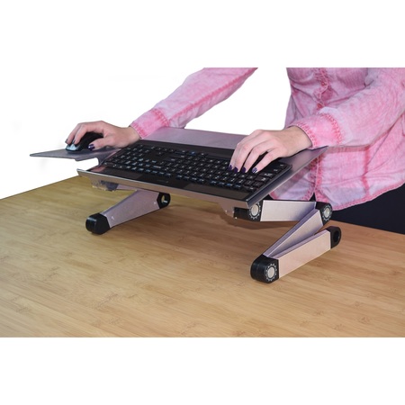Uncaged Ergonomics Workez Keyboard Tray Adjustable Ergonomic Computer KeyboardStand, WEKTs WEKTS